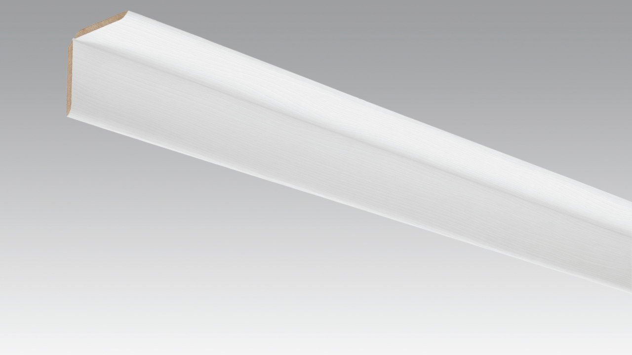 MEISTER Faltleiste groß 2380 x 35 x 3,5 mm 20103 Softwood weiß