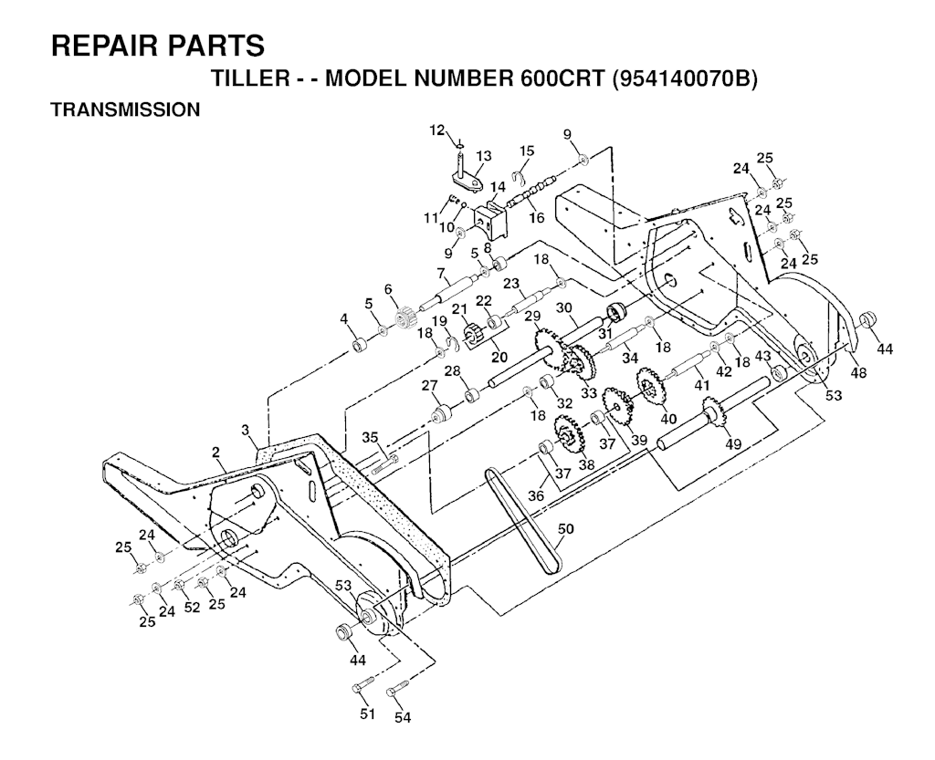 Explosionszeichnung Ersatzteile