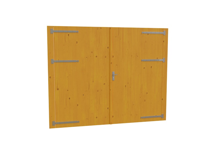 Skan Holz Garagentor für Falun zweiflüglig
