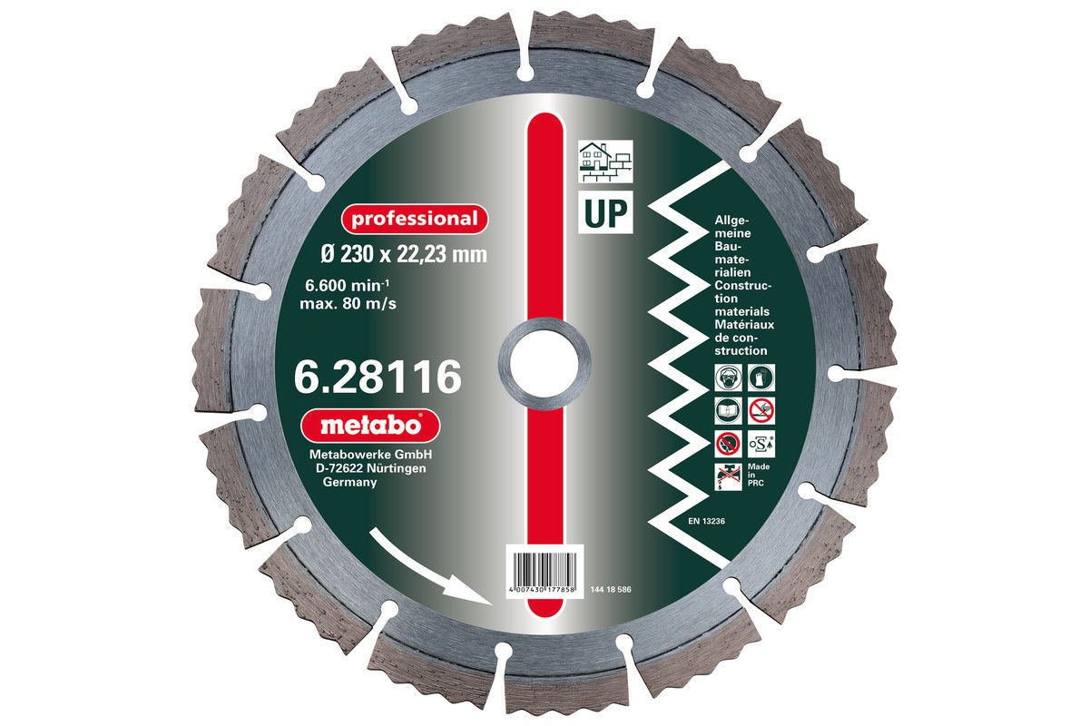 Metabo Diamant-Trennscheibe115 x 2,15 x 22,23 mm"professional""UP"Universal