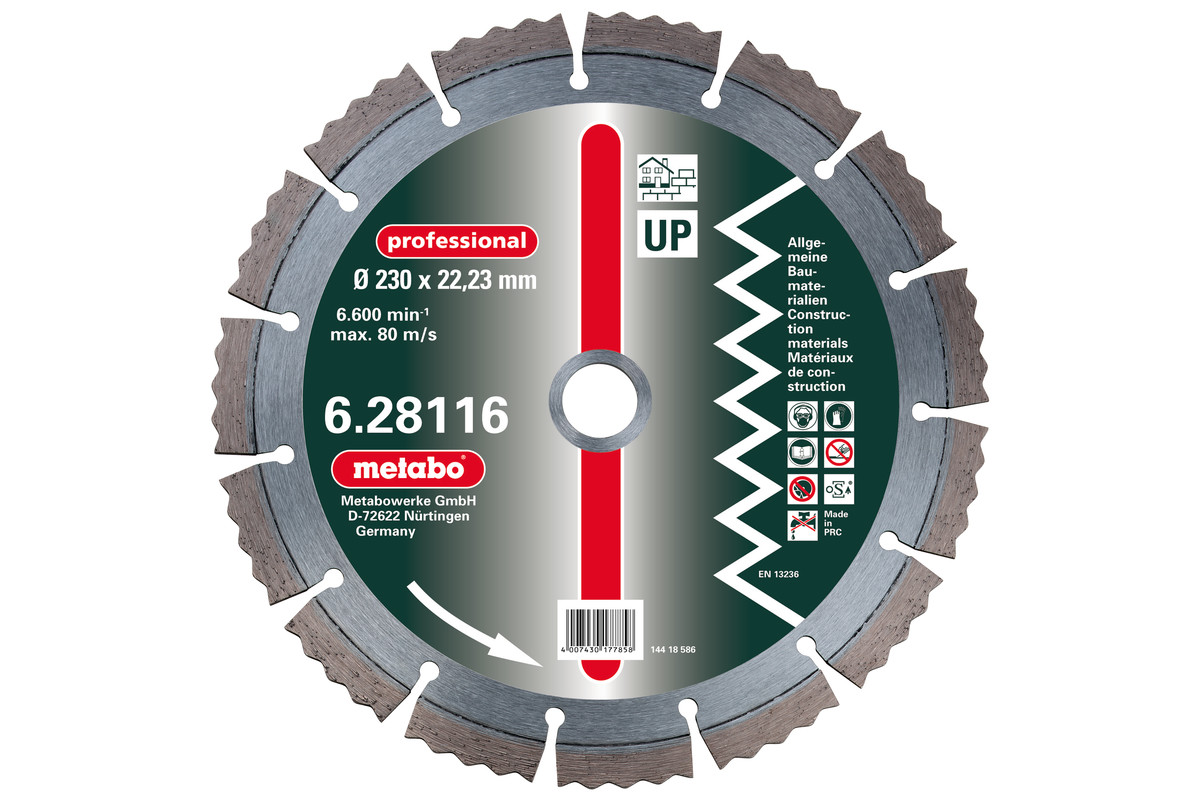 Metabo Diamant-Trennscheibe350 x 3,2 x 20,0/25,4mm"professional""UP"Universal