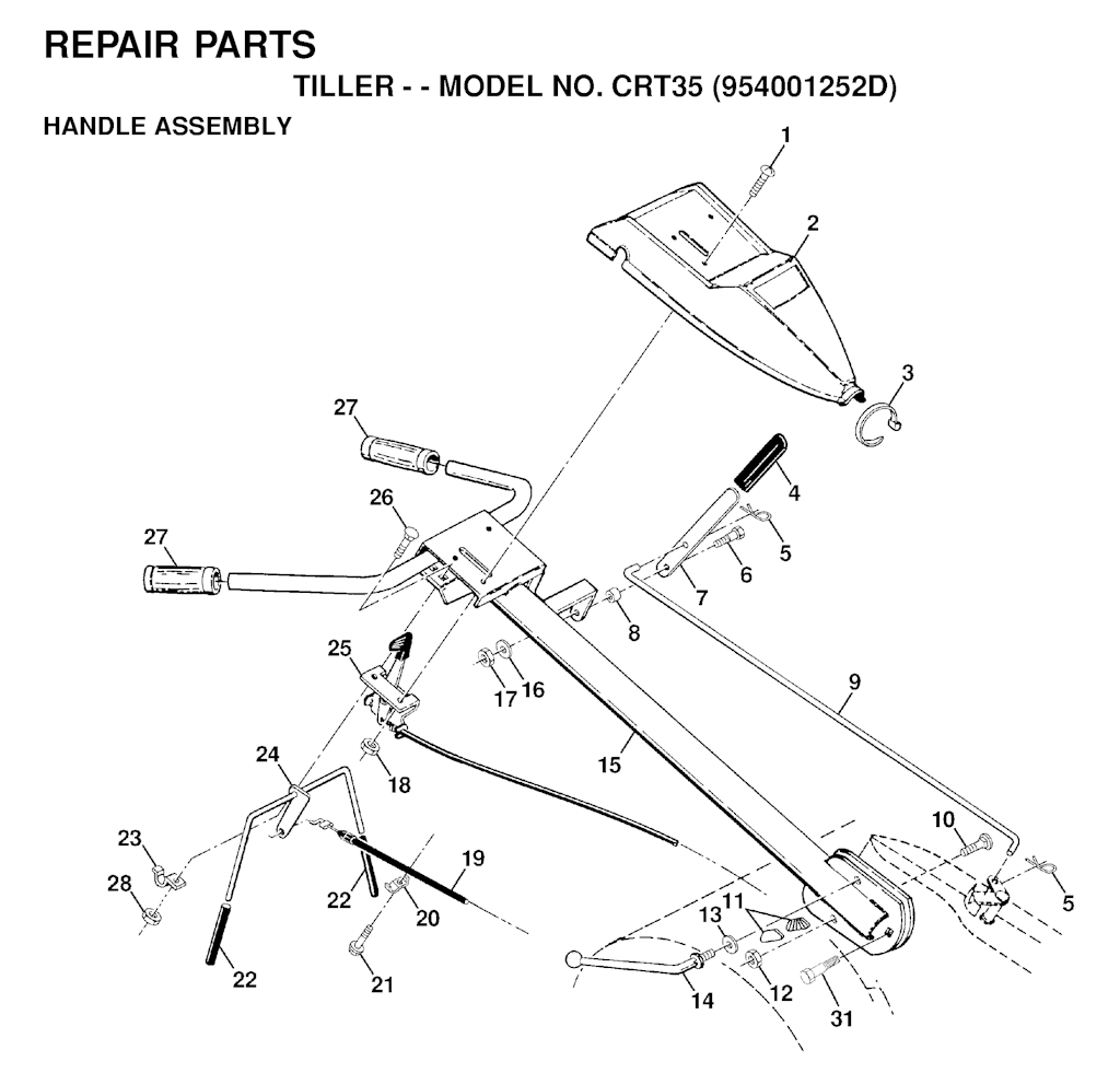 Explosionszeichnung Ersatzteile