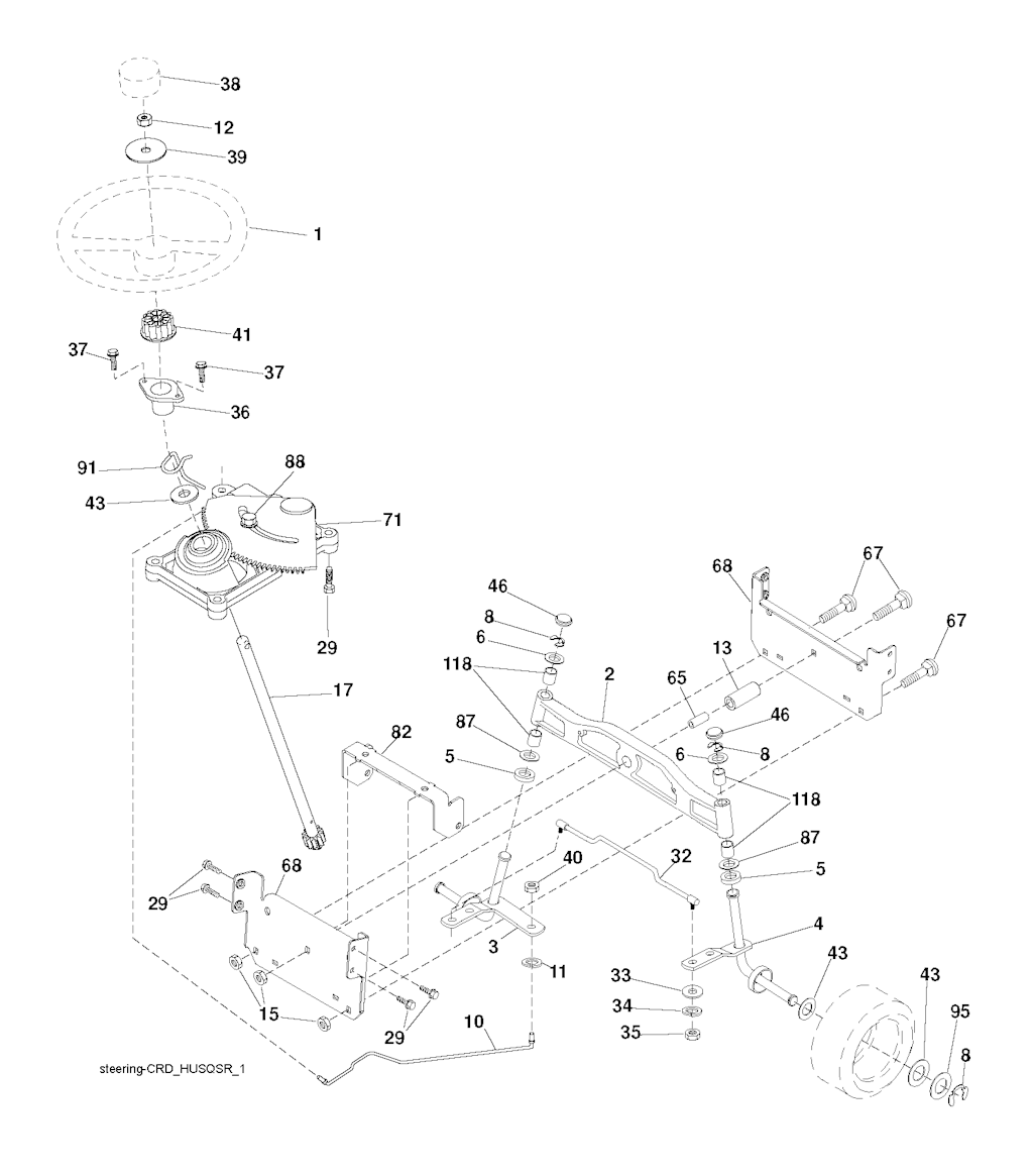 Explosionszeichnung Ersatzteile