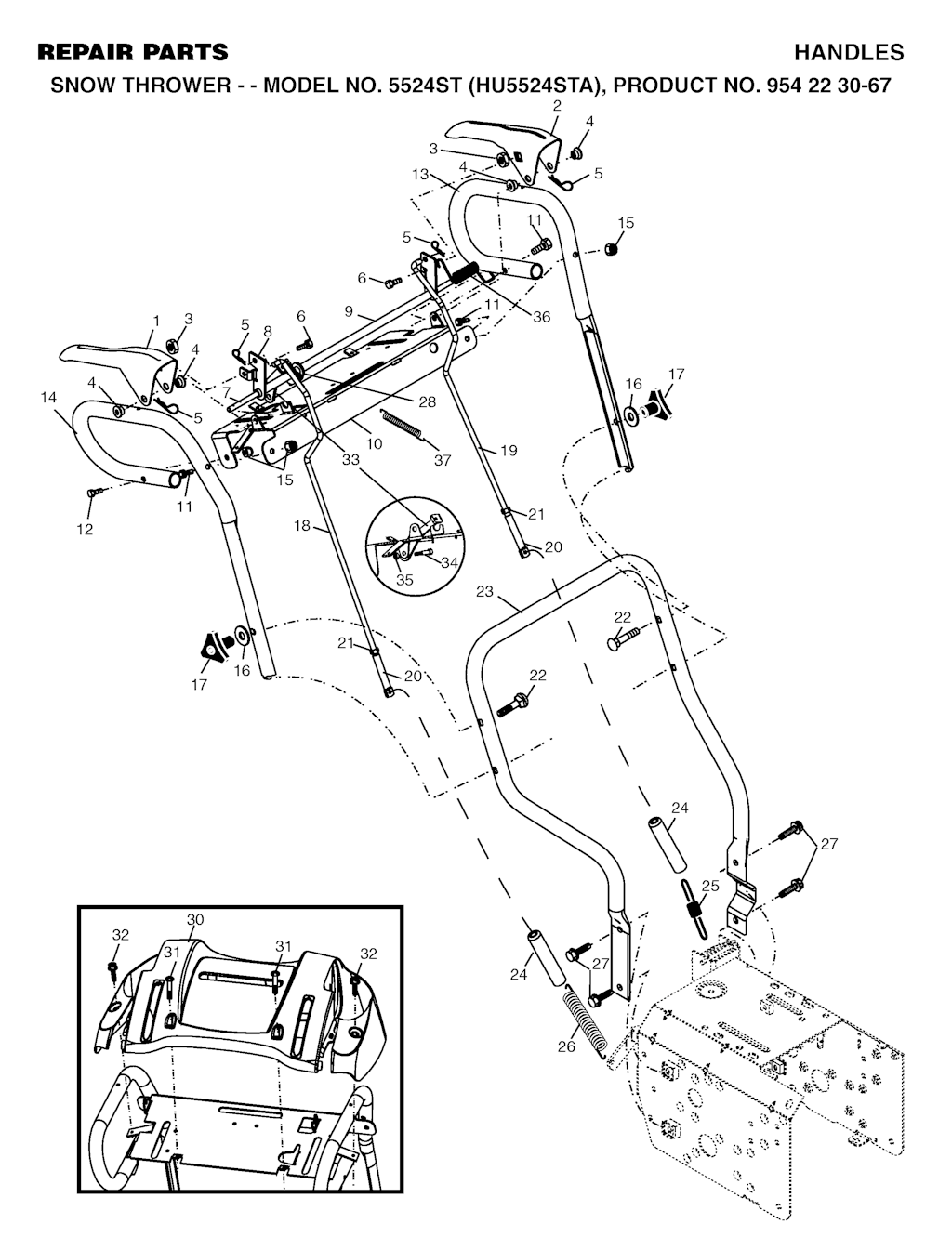 Explosionszeichnung Ersatzteile
