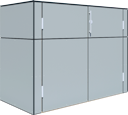 Bertilo HPL Geräteschrank Terrace - 6 mm