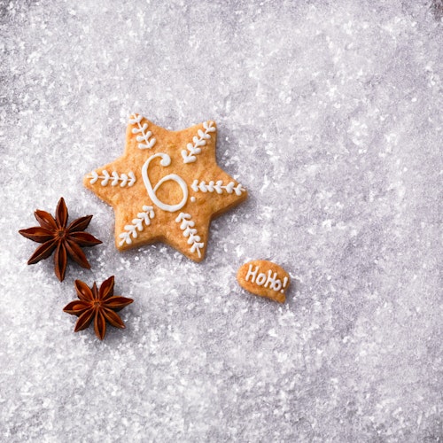 Kaiser Ausstechform Stern 6-zackig 6 cm