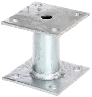 Alberts® Pfostenträger zum Aufschrauben Ø42/100x100