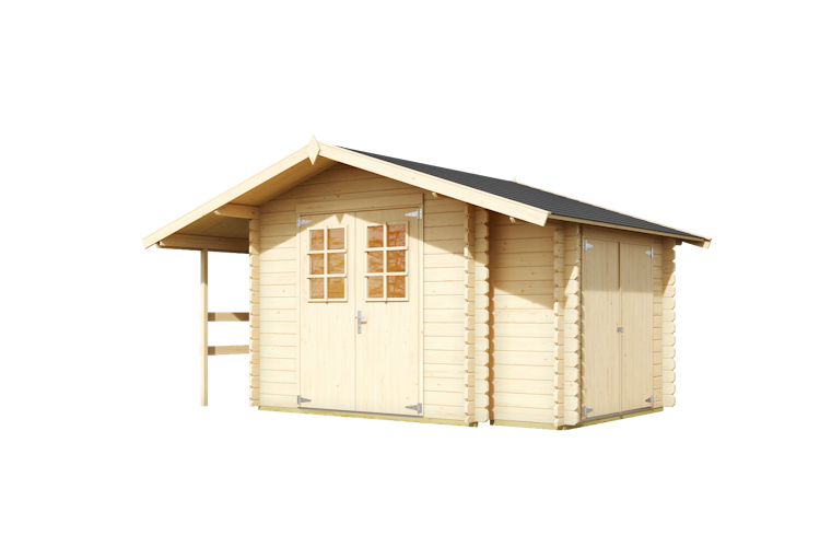 Lasita Maja Gartenhaus Vilano 2 - 28 mm