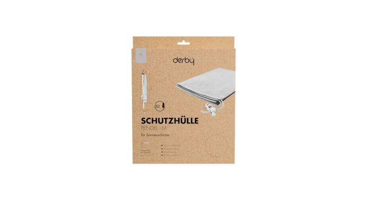 Derby Schutzhülle Pendel M, 100 % Polyester Hellgrau
