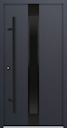 Vorschaubild Krongart Stahl-Aluminium-Haustür DS68AC Modell 25 BLACKLINE mit schmalem Lichtausschnitt