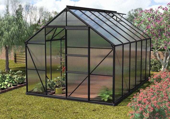 Vitavia Gewächshaus Merkur 9900 inkl. 2 Dachfenstern - 9,9 m²