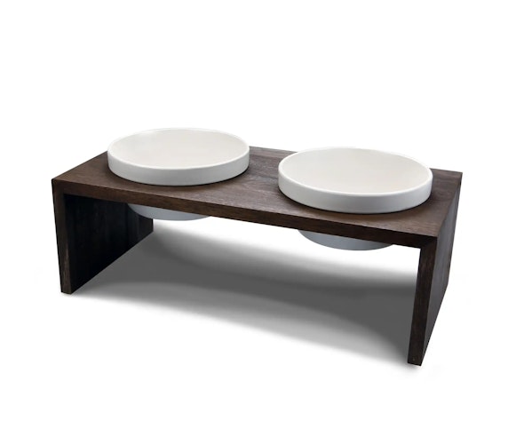 Wolters Gohan Doppelnapf - Walnuss