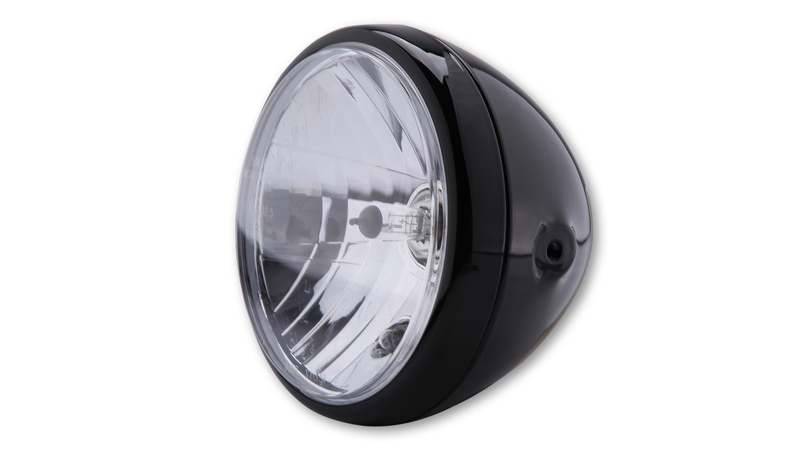 HIGHSIDER smart 7 Zoll Scheinwerfer Reno Schwarz E-geprüft (1Stck)