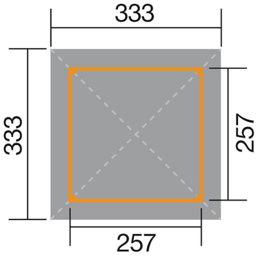 Weka Gartenoase 651- Sparset inkl. Schindeln