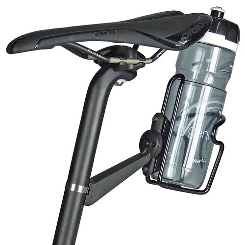 Rixen & Kaul Trinkflaschenhalter-Adapter Bottle Fix schwarz