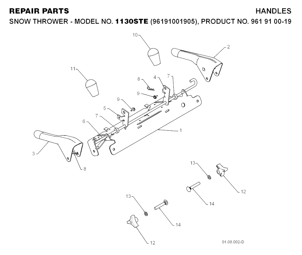 Explosionszeichnung Ersatzteile