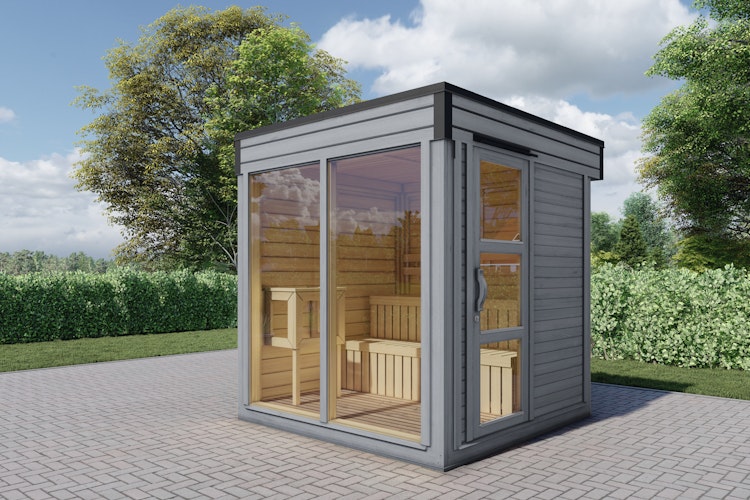 Wolff Finnhaus Saunahaus Paradiso 2x2 (1-Raum)