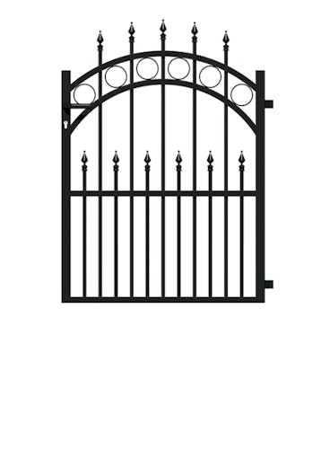 Alberts® Einzeltor Bordeaux