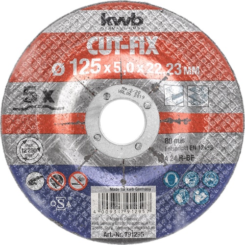 kwb 5 Trennscheiben Metall 125 791295