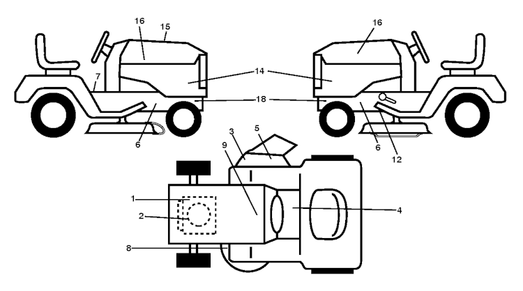 Husqvarna Gartentraktoren 960410389 TS 343