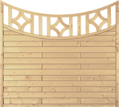 T&J OLYMP Sichtschutz-Serie Doppelbogen II 180 x 160/140 cm