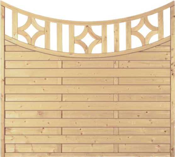 T&J OLYMP Sichtschutz-Serie Doppelbogen II 180 x 160/140 cm