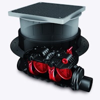 KESSEL 73200.10S - Rückstaudoppelverschluss Staufix SWA für Bodenplatte DN 200 - schwarze Abdeckung