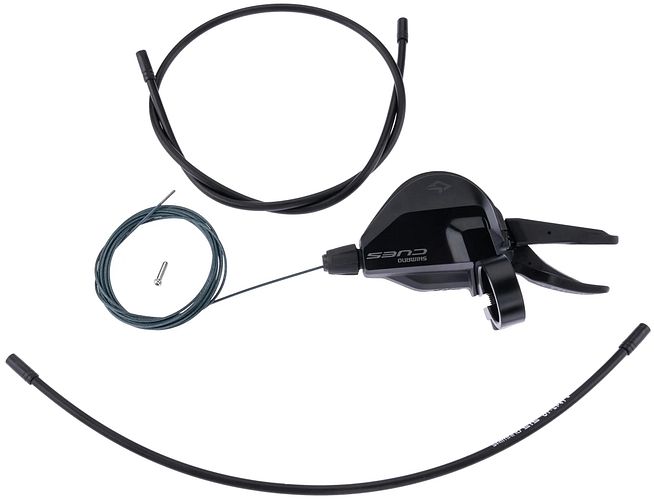 Shimano Daumenschalthebel CUES SL-U6000 11-fach rechts schwarz ohne Ganganzeige, für kleinere Hände
