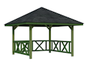 Vorschaubild Palmako Pavillon Bianca 8,3 m² Set 101
