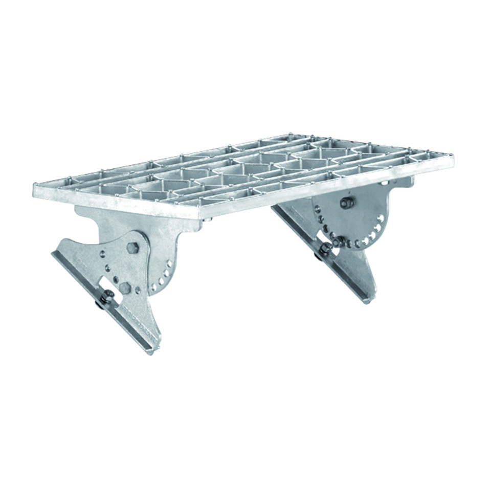 HEUEL Dachtrittsystem MultiStep Kurzrost - Alu-natur