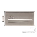 Vorschaubild GRIFFWERK Ganzglastürbeschlagset JETTE SK_71 ohne Griff - unverschließbar - Edelstahl matt-Optik