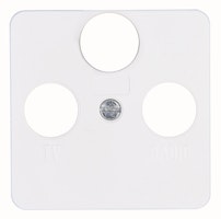 Kopp Antennenabdeckung TV/RF/SAT EUROPA arktis-weiß