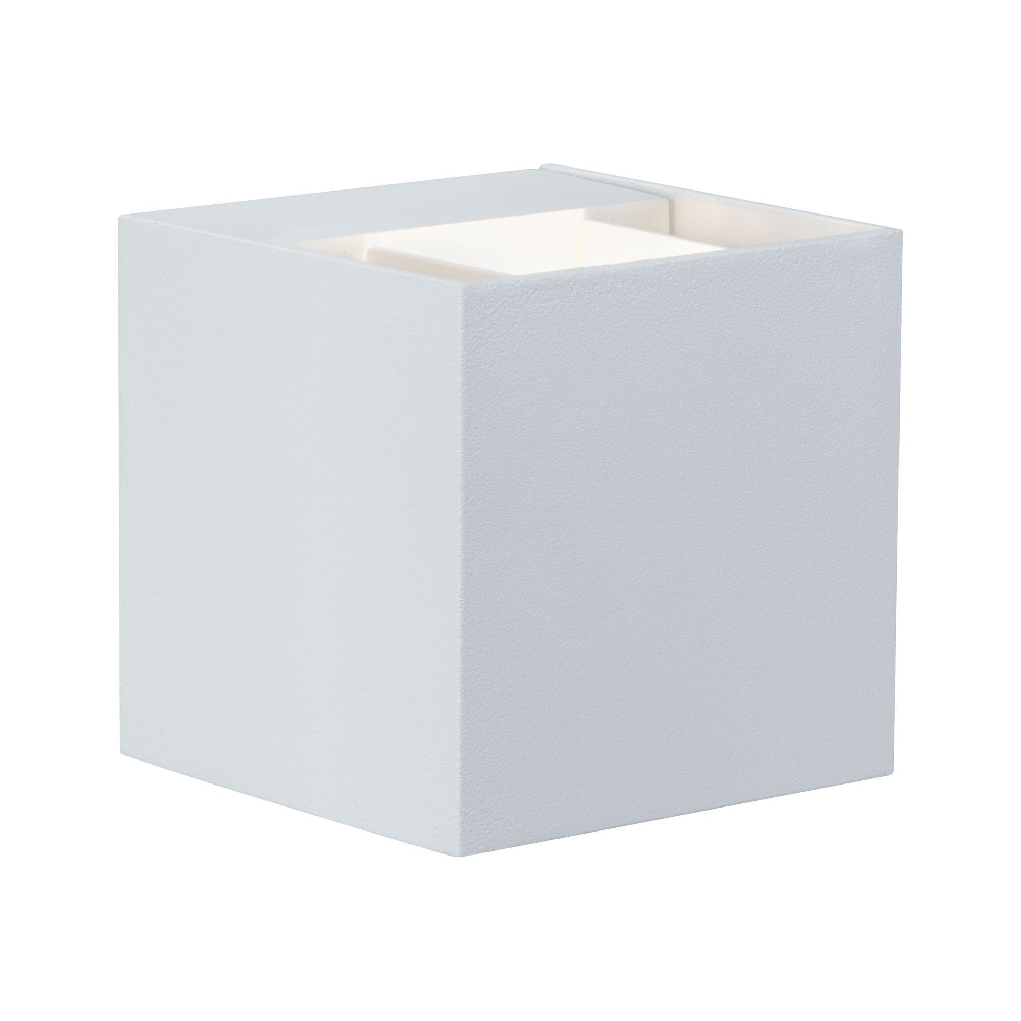Paulmann Außenwandleuchte Cybo 80x80mm Weiß Aluminium