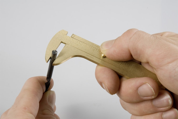 kwb Knopfmass Messing 80 mm 91600