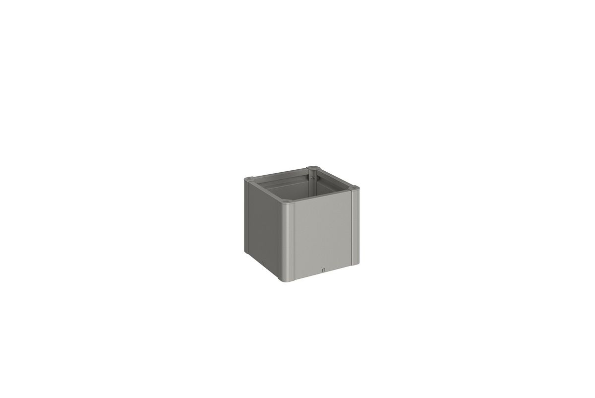 Biohort Pflanzbeet Belvedere B 53 x T 53 cm (Gr. 50) 45 cm (MINI) quarzgrau-metallic