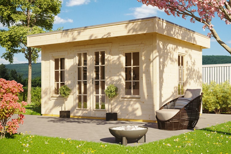 Skan Holz 45 mm Blockbohlenhaus Basel