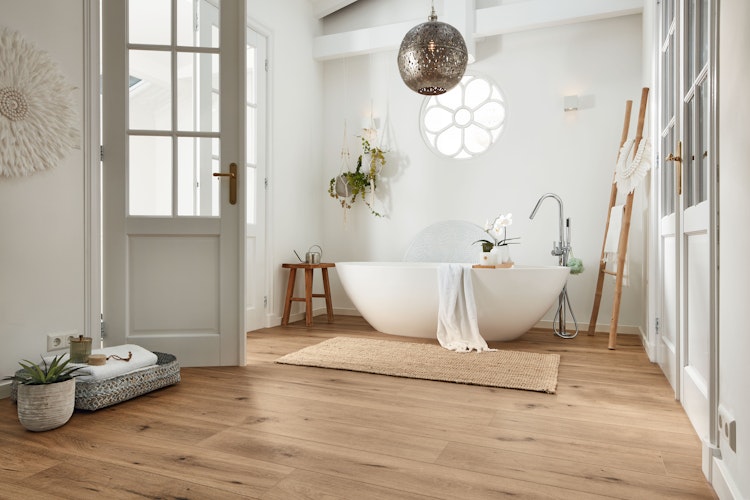 HANDMUSTER MEISTER Designboden MeisterDesign. flex DD 400 Feldeiche hell 6843