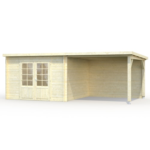Palmako Gartenhaus Ella 8,7 + 8,2 m² - 28 mm