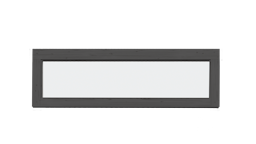 Weka feststehendes Fenster für Gartenhaus Batu 150 x 45 cmZubehörbild