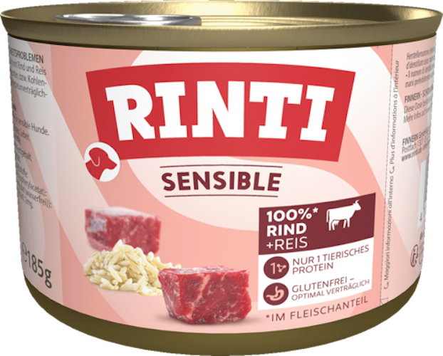 RINTI Sensible 185g Dose Hundenassfutter