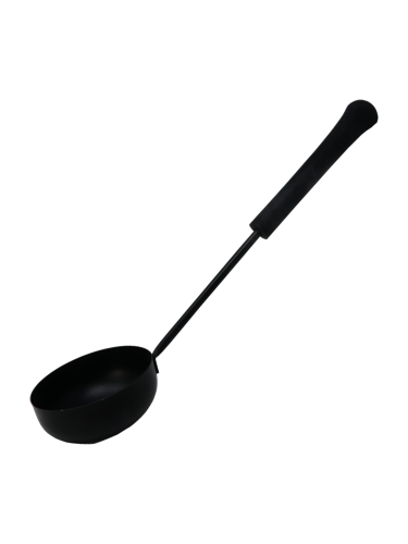 Eliga Schöpfkelle mit schwarzer Pulverbeschichtung