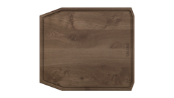 BSTRD. Walnuss-Schneidebrett für Seitentisch