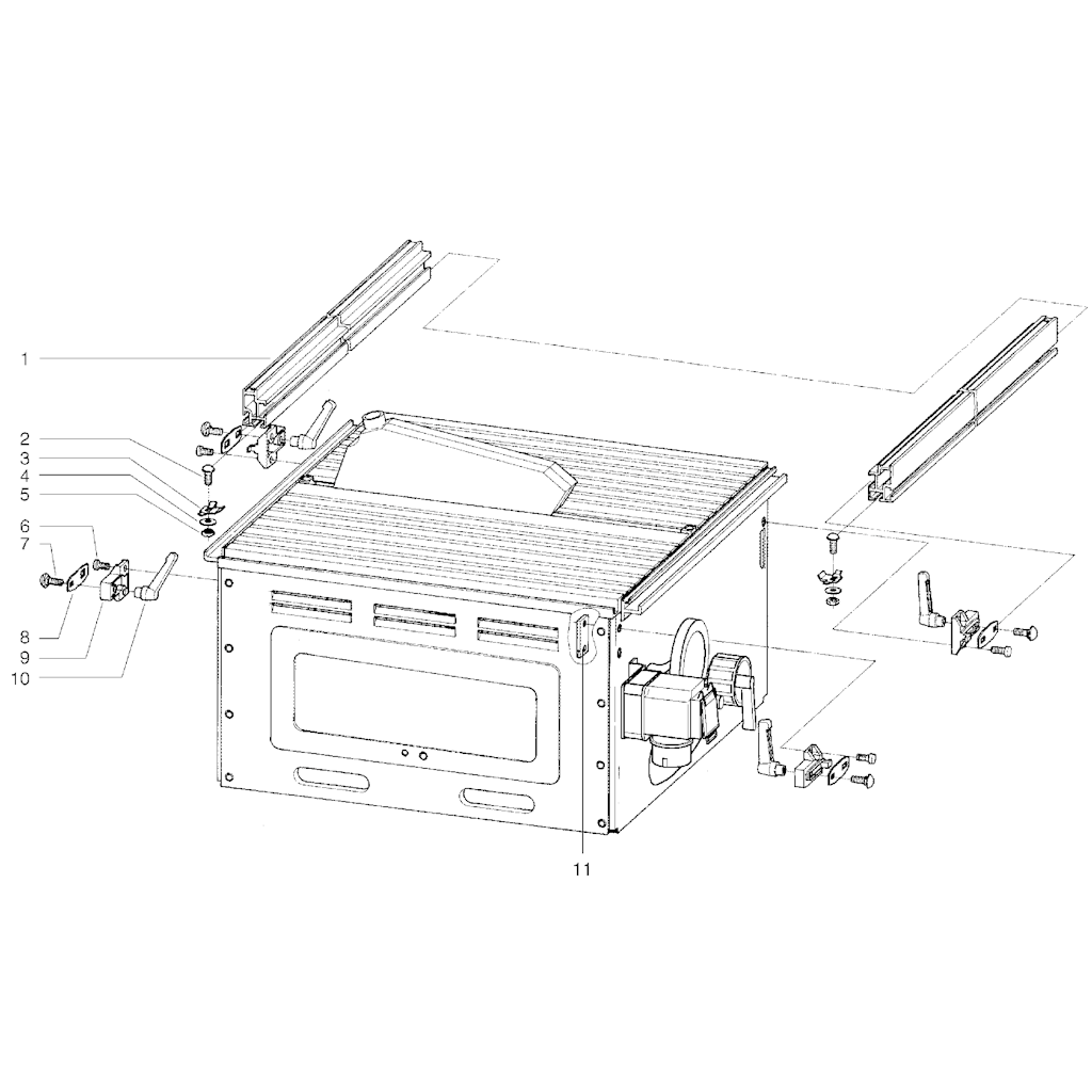 Explosionszeichnung Ersatzteile