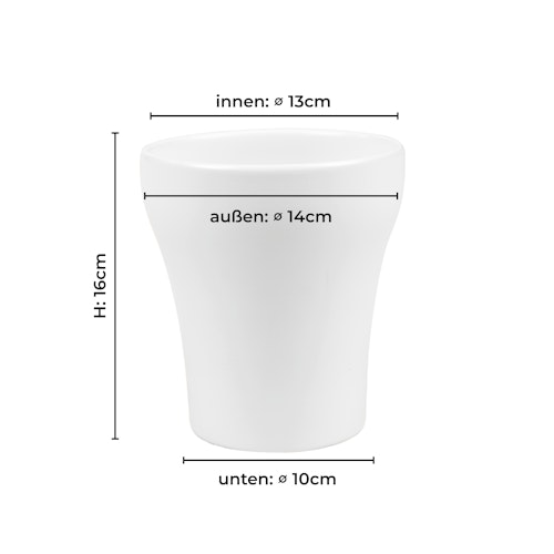 Wikholm form Design Hängetopf aus Jute in natur 17 x 17 cm