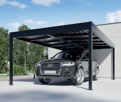SunElements Carport SunPort Energy mit Photovoltaik Dach (Einzel- & Doppelcarport)