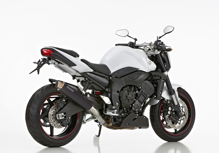 SHARK SLIP-ON Aluminium eloxiert schwarz SRC 4 für YAMAHA FZ1,FZ1 Fazer EURO3  