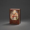 Vorschaubild Konstsmide LED Wasserlaterne rot Buch Schneemann