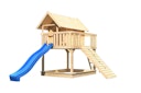 Vorschaubild Akubi Stelzenhaus Fidel mit Satteldach inkl. Wellenrutsche und Holzrampe