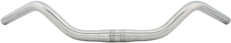 ErgoTec Cruiser-Lenker Edelstahl silber