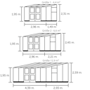 Vorschaubild Juliana Gewächshaus Veranda - 4,4 m² / 6,6 m² / 12,9 m²